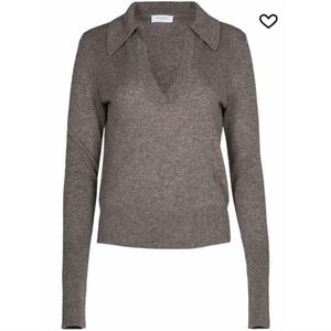 Equipment Audenn Cashmere V neck Sweater/ Polo Jumper